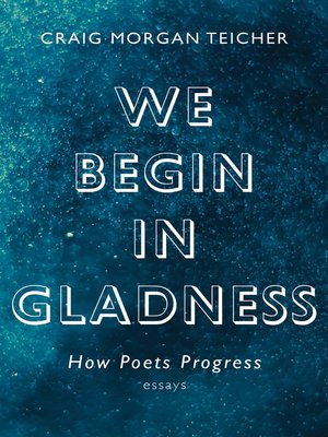 cover image of We Begin in Gladness